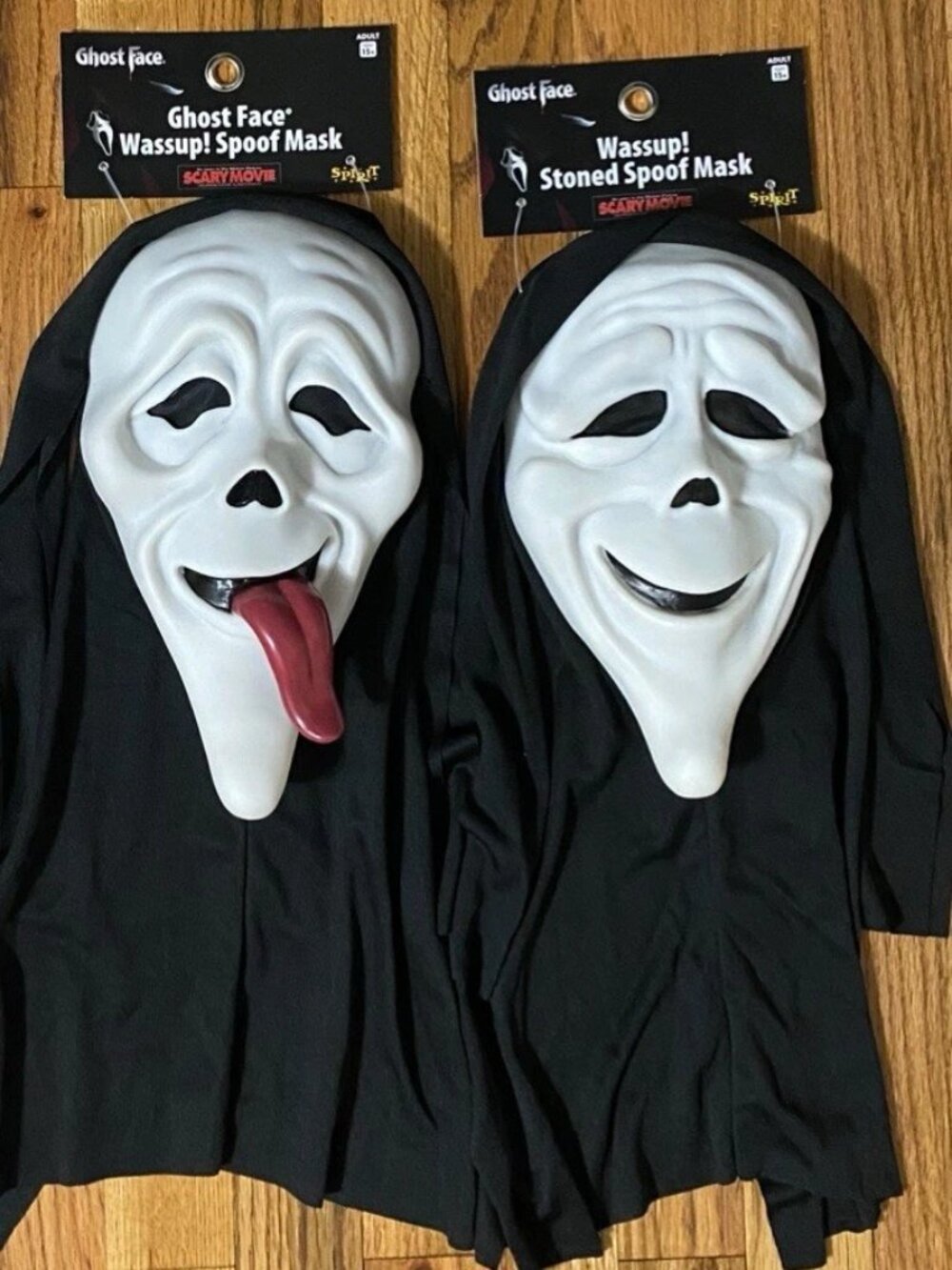 Ghostface WASSUP & STONER FACE Scary Movie Spoof Masks Vinyl